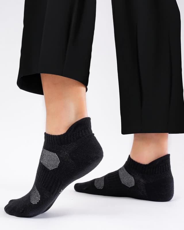 Detalle de Niorasen Calzini Uomo 10 Paia traspiranti (cotone, corti) per lavoro, passeggiate e casual