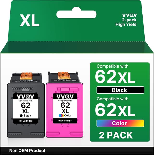 Imagen de HP 62XL Schwarz und Farbe 2er-Pack Patronen en OfertitasTOP