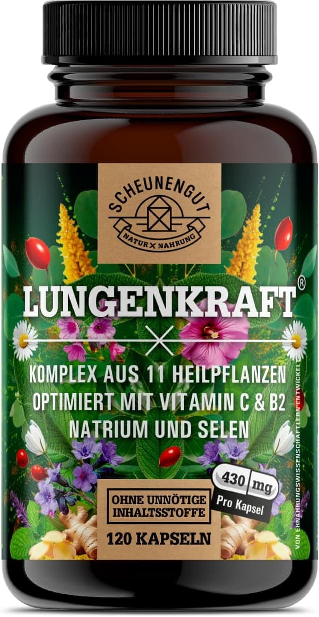 Detalle de LUNGENKRAFT® Lungenkraut Kapseln 120 Stk