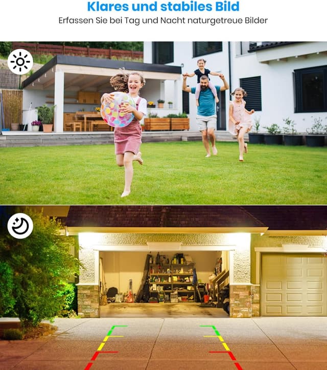 Thumbnail 5 de AUTO-VOX Solar Rückfahrkamera kabellos 5"