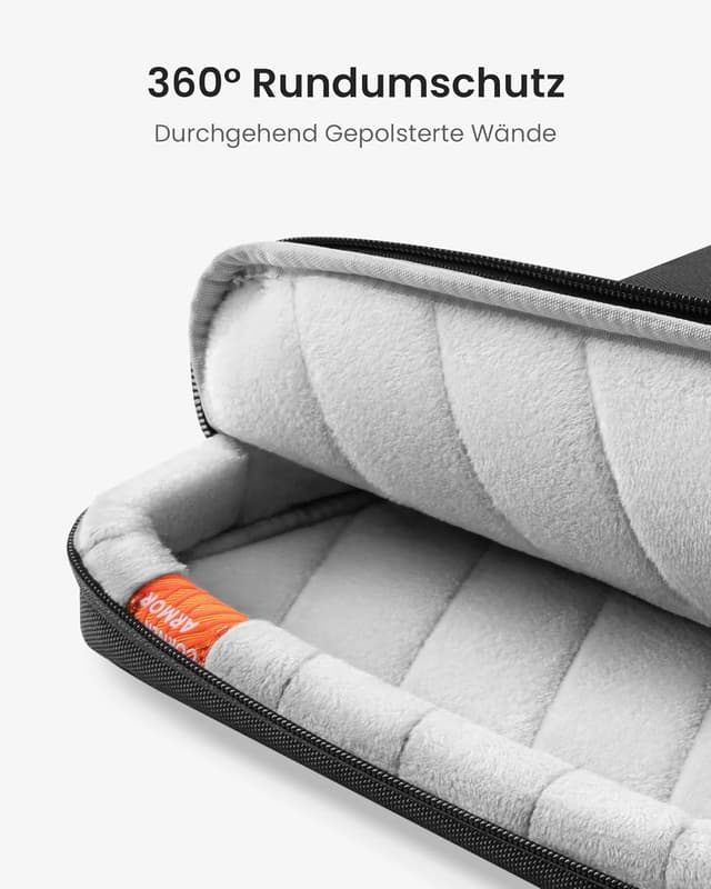 Detalle 2 de tomtoc 360° Laptop Tasche 14 Zoll