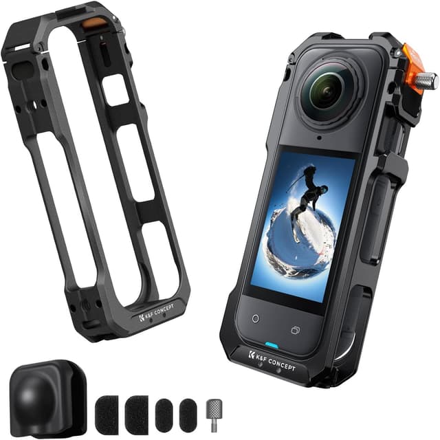 Detalle de K&F CONCEPT Insta360 X5 Kamerakäfig