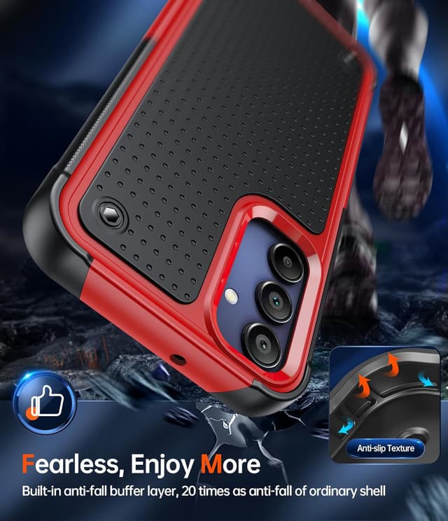 Detalle 2 de LeYi A15 Phone Case with Screen Protectors