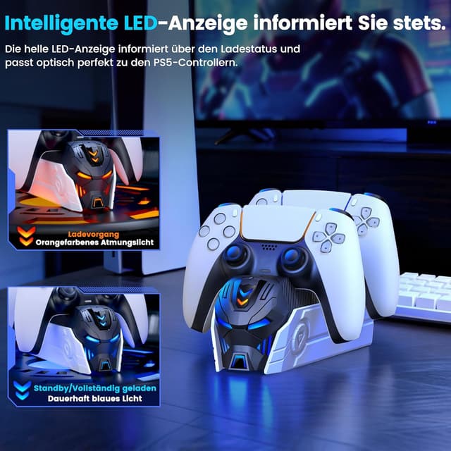 Detalle 2 de PS5 Ladestation für DualSense Controller