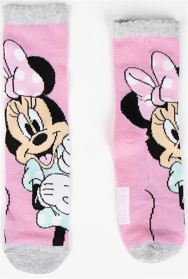 Detalle de Calzini Minnie CERDÁ LIFE’S LITTLE MOMENTS, confezione da 4 paia unisex per bambini e ragazzi