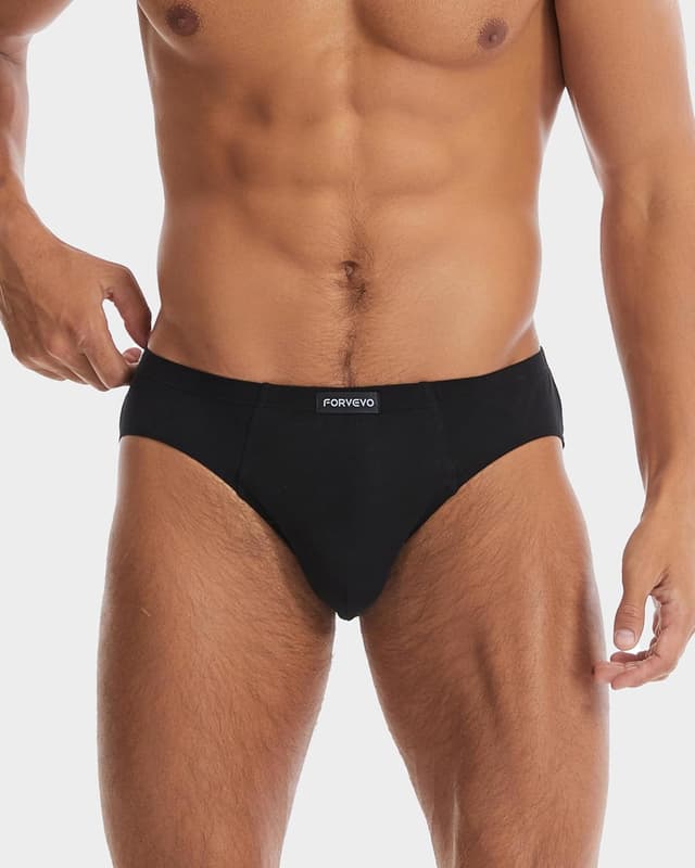 Detalle 2 de FORVEVO 7er Pack Unterhosen Herren Slip Baumwolle