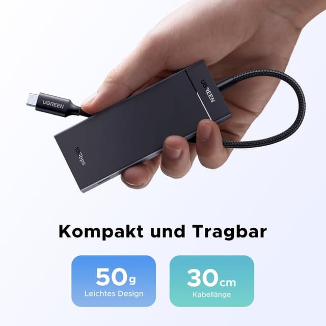 Thumbnail 6 de UGREEN USB C Hub 10 Gbps mit PD 100W