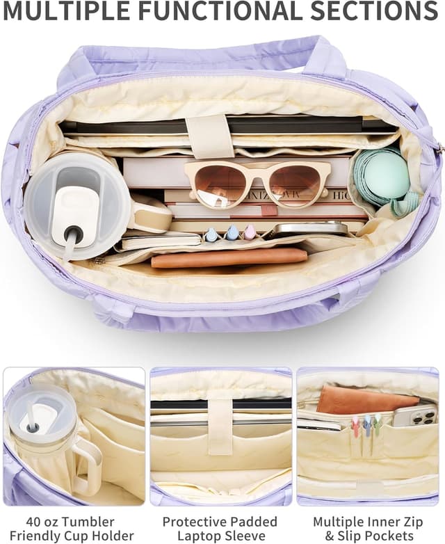 Detalle 2 de Bagstellar Puffer Tote Bag 20L