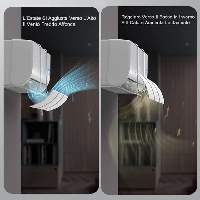Detalle 2 de Deflector Aire Acondicionado Universal Ajustable 🌬️ Casa y Oficina