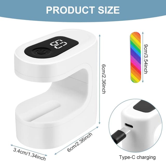 Thumbnail 1 de Alaoo Lampe UV Ongles Gel 400mAh