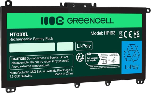 Detalle de Green Cell Batteria per HP HT03XL 3400 mAh