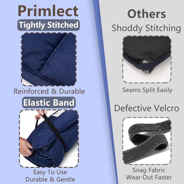 Detalle 2 de PRIMLECT Toddler Nap Mat with Removable Pillow & Fleece Blanket (Extra Large 55"x35")