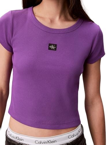 Thumbnail 2 de Calvin Klein Woven Rib Baby tee S, algodón 95%