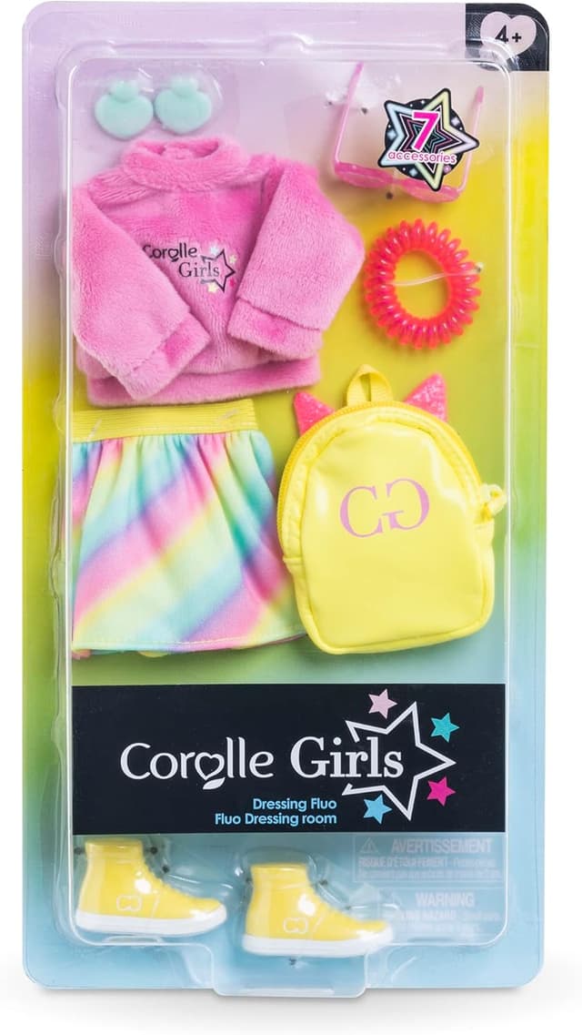 Thumbnail 6 de Corolle Girls Dressing Fluo 7 Accessoires 28 cm