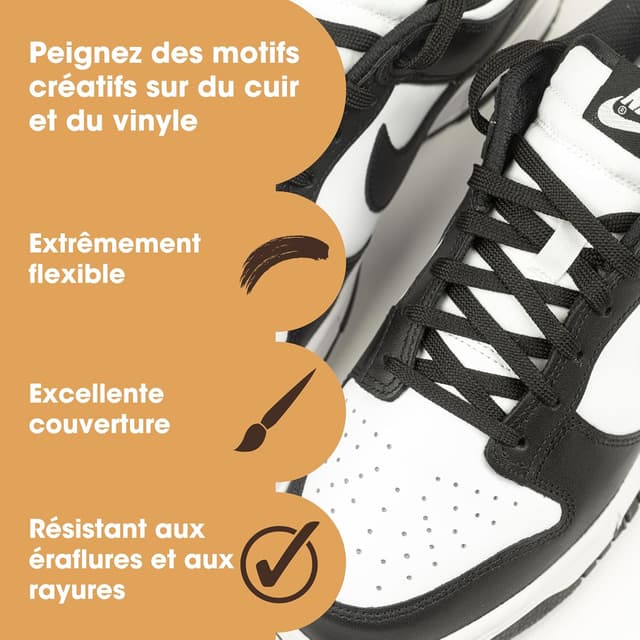 Detalle 2 de Furniture Clinic Peinture cuir Marron 50 ml