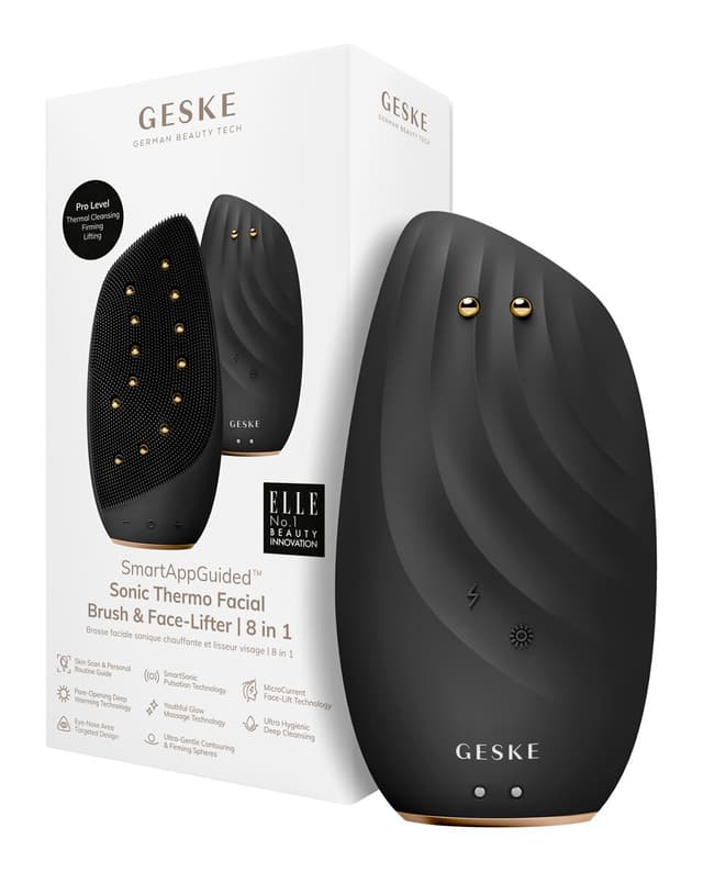 Thumbnail 5 de Geske Cepillo Facial Sonic Thermo 8 en 1 Black Gold