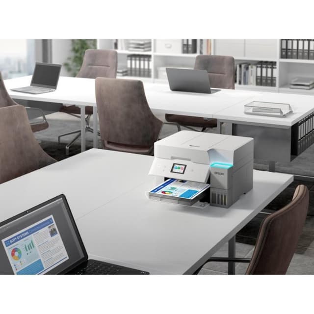 Detalle de Epson EcoTank ET-4956 impresora multifunción, 3 años de tinta 🖨