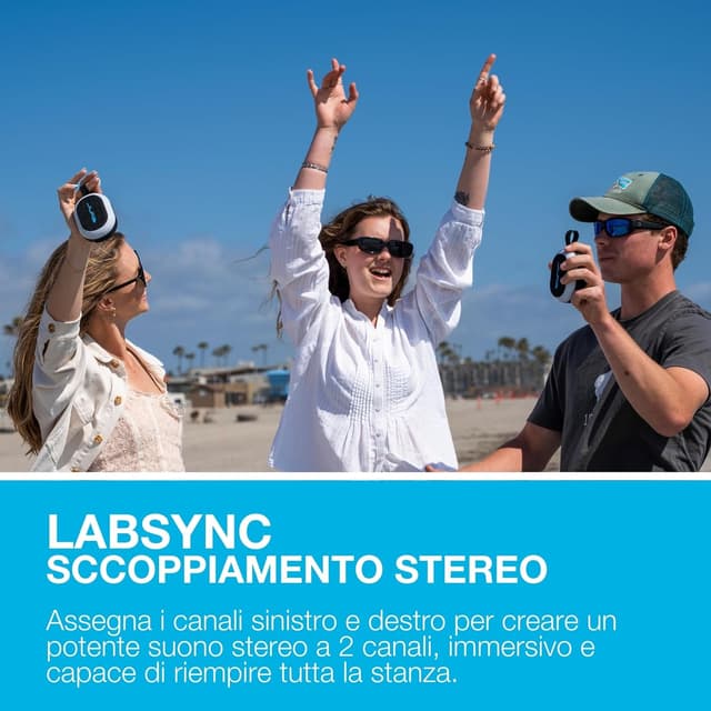 Thumbnail 4 de JLab Pop Party Cassa Bluetooth 5W 8+ ore