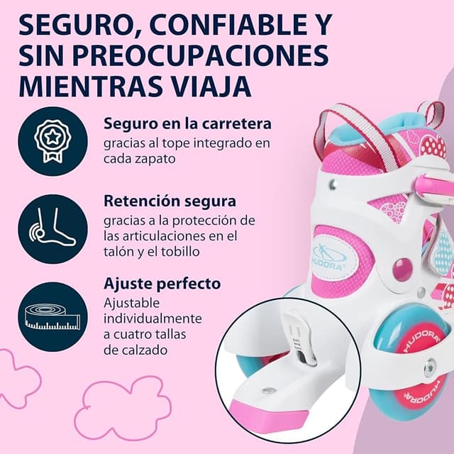 Thumbnail 4 de HUDORA Roller Skates My First Quad — Patines infantiles ajustables 20 kg