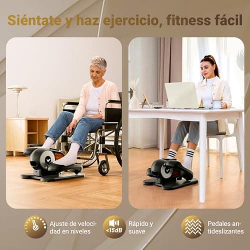 Detalle 2 de MERACH Máquina Elíptica Mini 12 Velocidades 💪