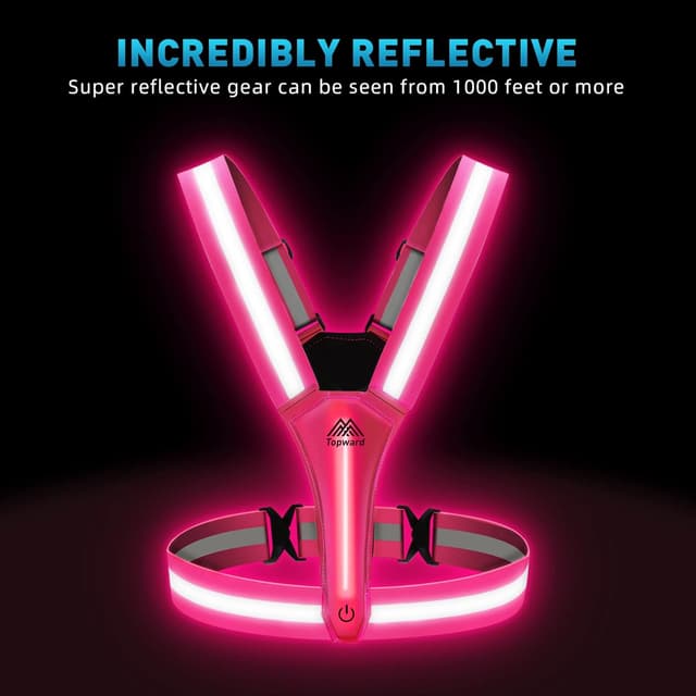 Thumbnail 1 de Topward High Visibility Running Vest 360° Reflective Gear 🏃♀