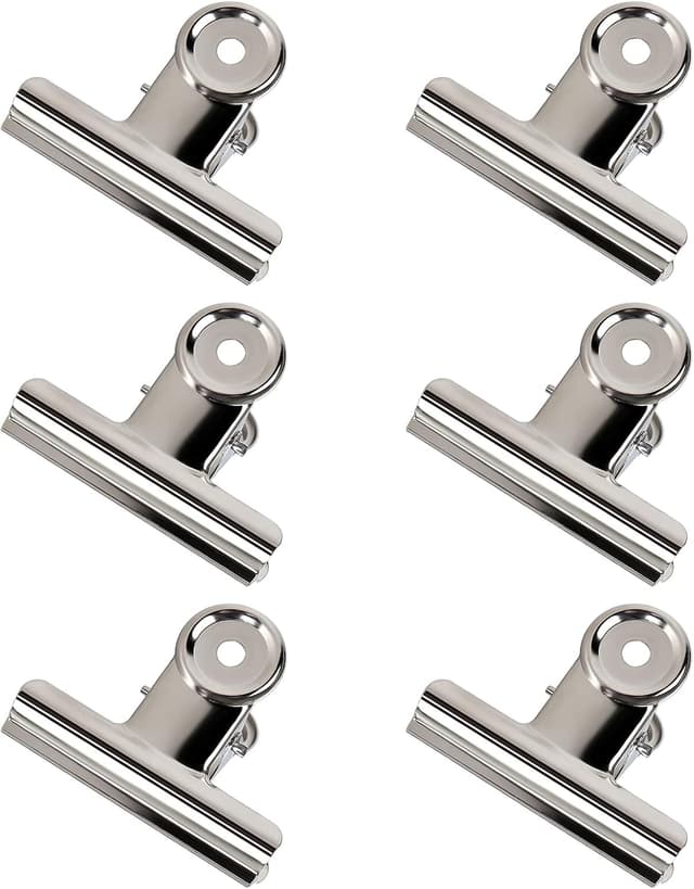 Detalle de GUOKOFF Bulldogge Clip 75 mm, 6er-Set