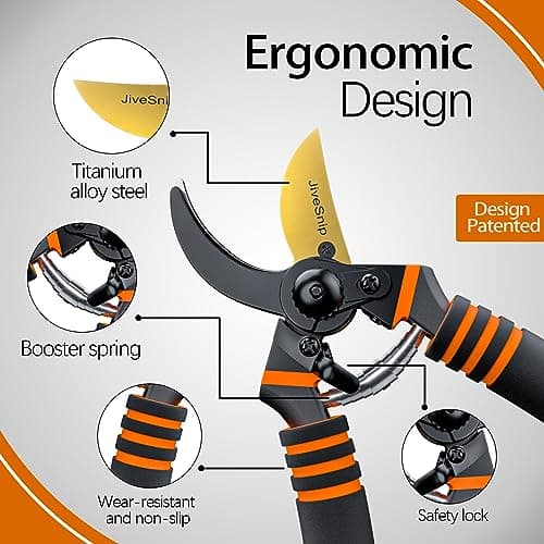 Thumbnail 1 de JiveSnip Tijeras de Jardín Titanio 3/4