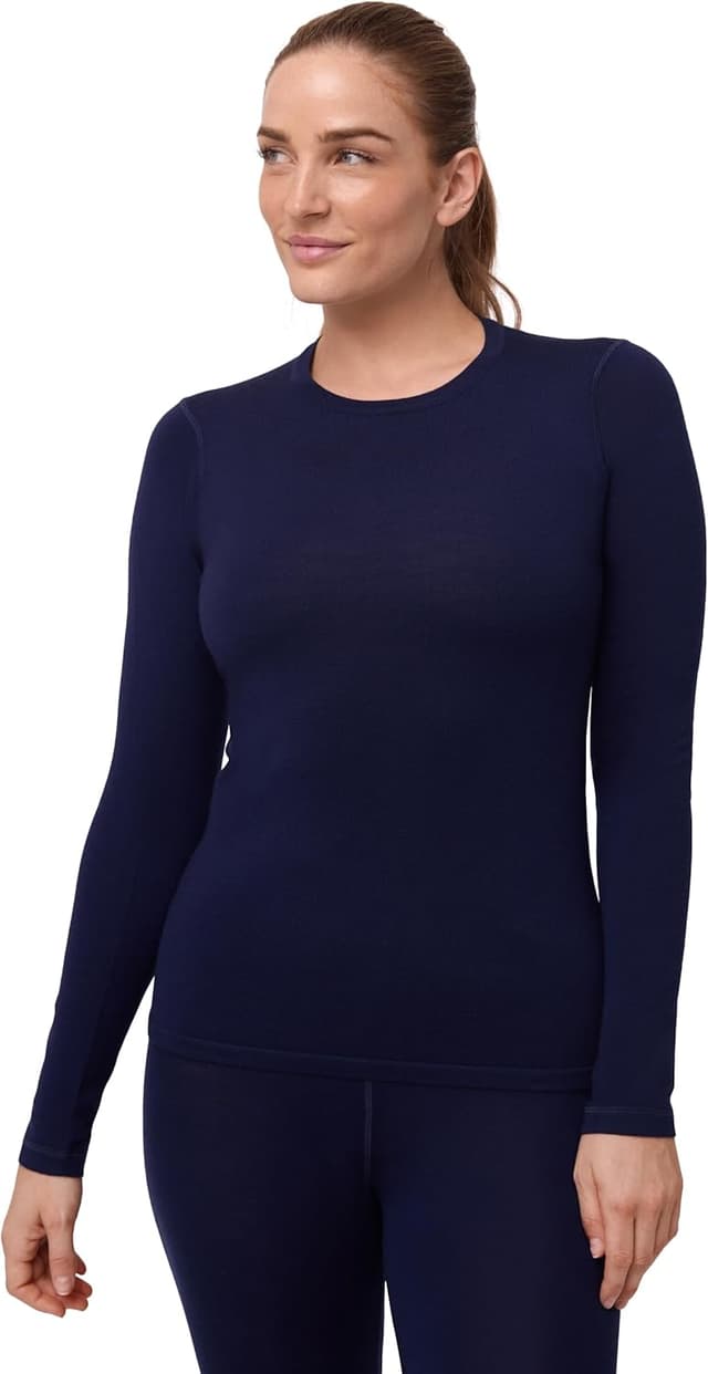 Detalle de DANISH ENDURANCE Haut thermique en laine mérinos pour femme (couche de base hiver)