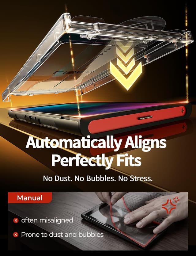 Detalle 2 de LISEN Screen Protector for Nintendo Switch 2 2-pack