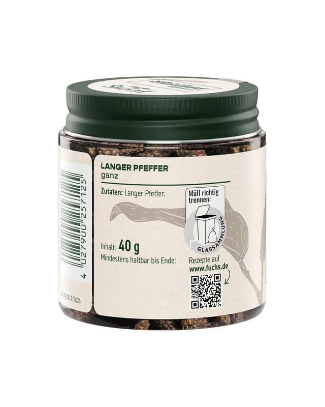 Thumbnail 2 de Fuchs Gewürze Langer Pfeffer ganz 40 g 🌶