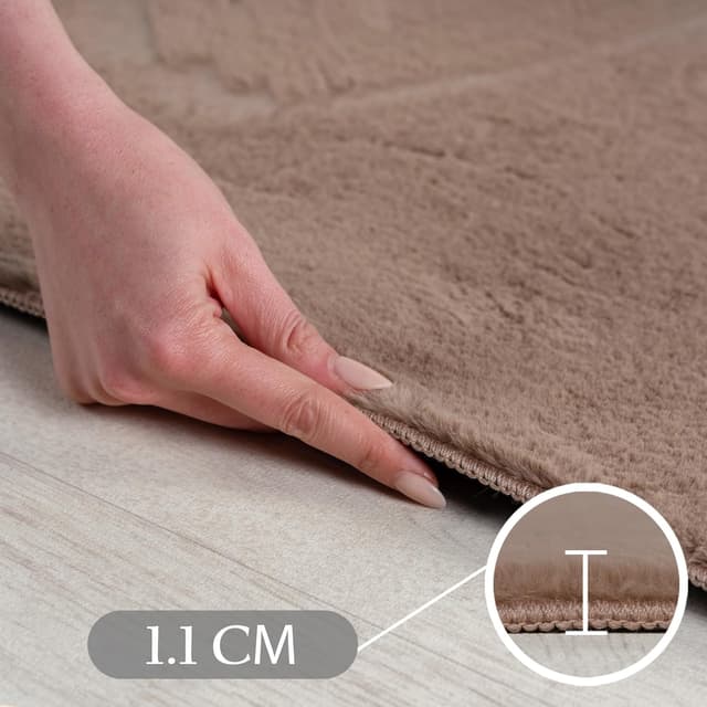 Thumbnail 3 de SIMPEX Teppich Wohnzimmer Braun 240x340