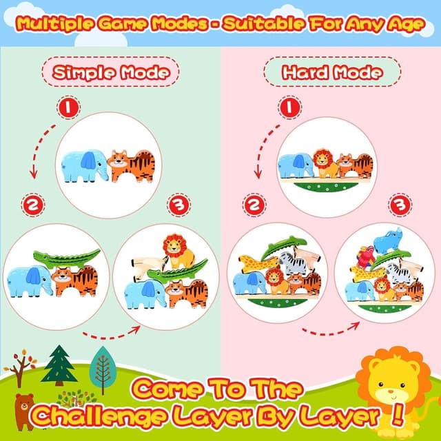 Thumbnail 2 de Maxricus Montessori Stacking Toy for 1 2 3 Year Olds