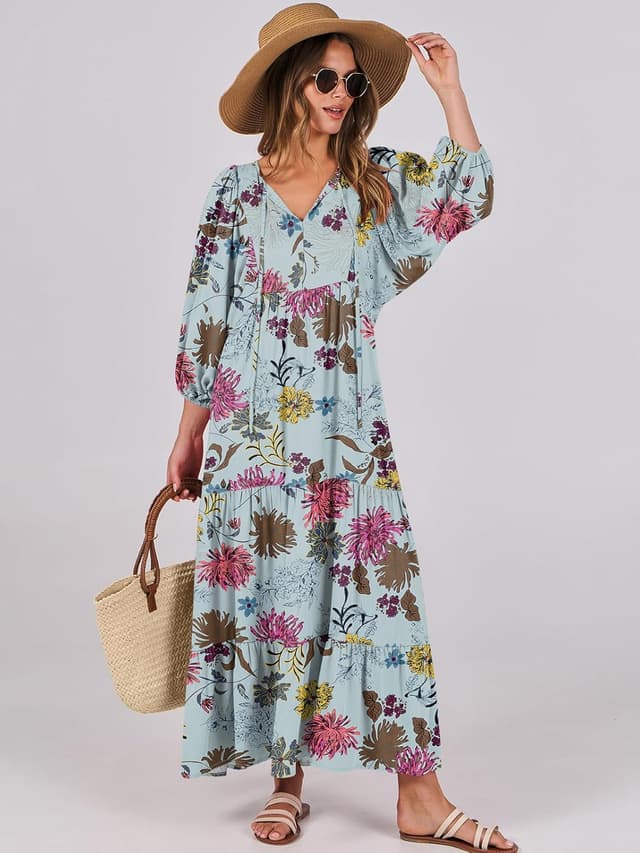 Detalle 2 de ANRABESS 2026 Boho Maxi Dress
