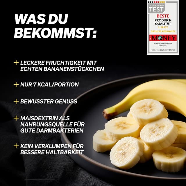 Thumbnail 4 de SoTasty Geschmackspulver Fruity Banana 200 g