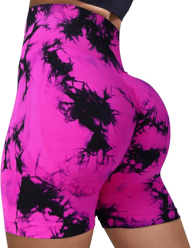 Thumbnail 6 de Gym Leggings for Women Scrunch Butt Lifting Tie Dye High Waisted Yoga Pants (Seamless Tummy Control)