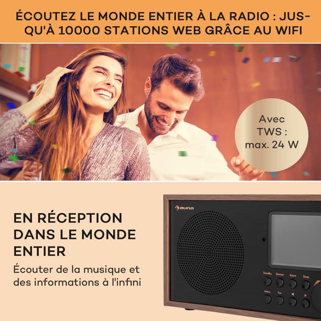 Thumbnail 2 de AUNA Silver Star Radio portable DAB 5h