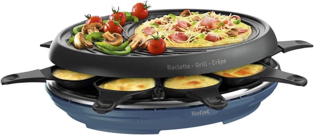 Imagen de Tefal Raclette Colormania 3 en 1 — 1050 W, 8 coupelles 🧀 en OfertitasTOP