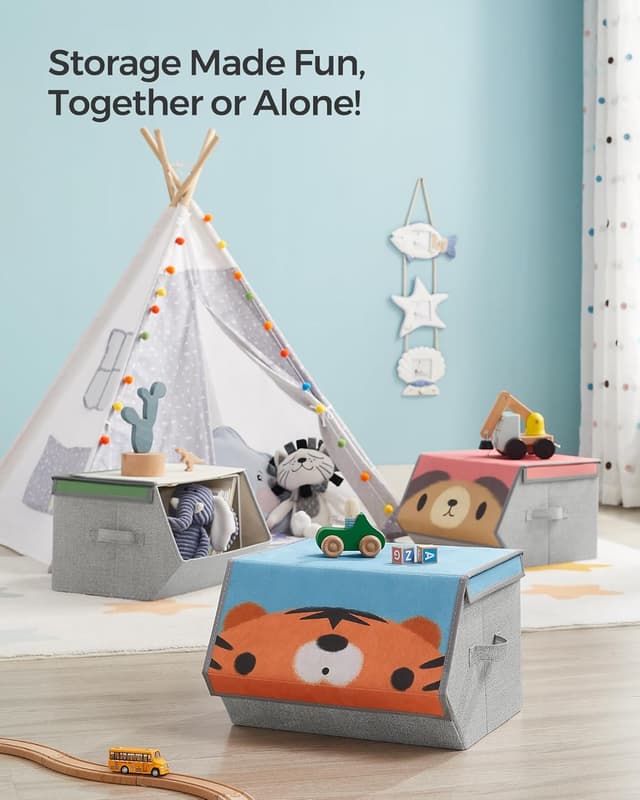 Detalle de SONGMICS RFB760P03 toy storage set 3