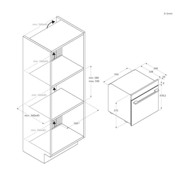 Thumbnail 1 de Candy CA6 N5B3EYTX 78 l 📺