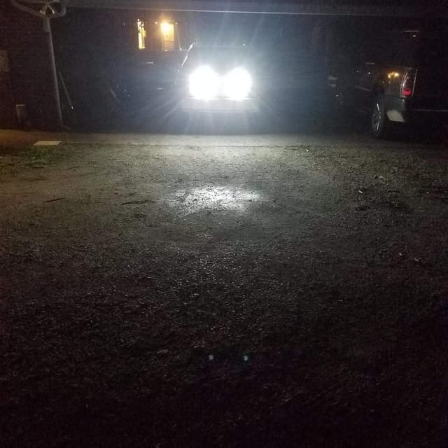 Detalle de Alla Lighting 2800lm BA15S 1156 LED Bulbs (Set of 2) — 12V–24V 6000K White 5730 33-SMD for Backup/Turn/Brake/Tail/DRL