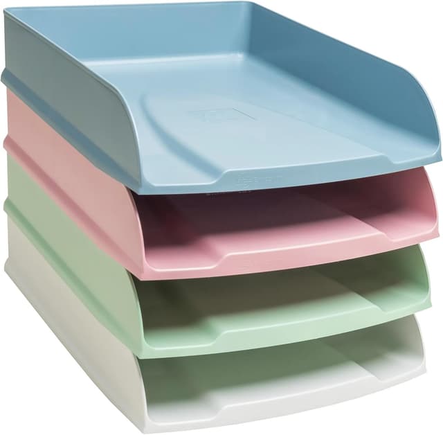 Thumbnail 2 de Exacompta 111303SETD Corbeilles Autentik 4 couleurs