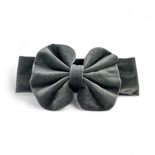 Thumbnail 6 de Samt Haarband Baby Mädchen mit Schleife Petrolgrün