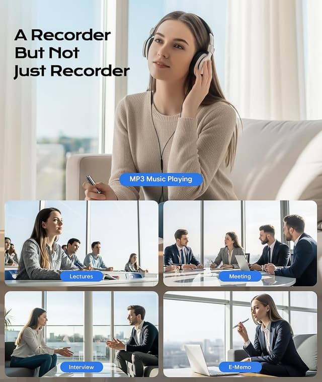 Thumbnail 6 de 64GB Digital Voice Recorder USB-C