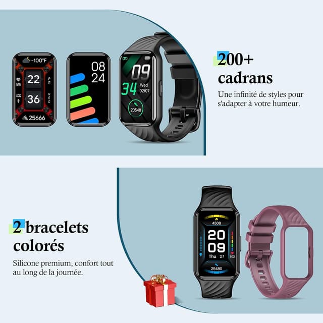 Thumbnail 2 de IOWODO Montre Connectée 1,47''