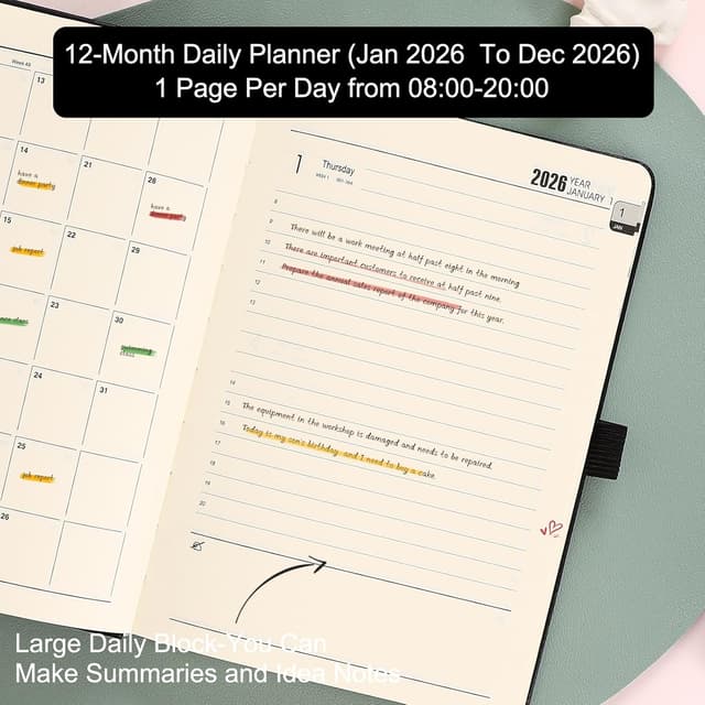 Thumbnail 4 de Agenda diaria 2026 A5 día por página