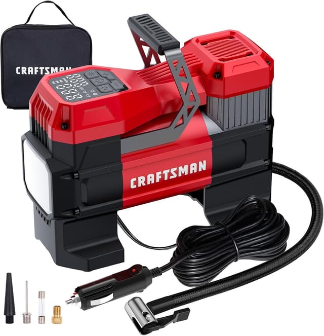 Detalle de CRAFTSMAN 12V Portable Tire Inflator 150 PSI