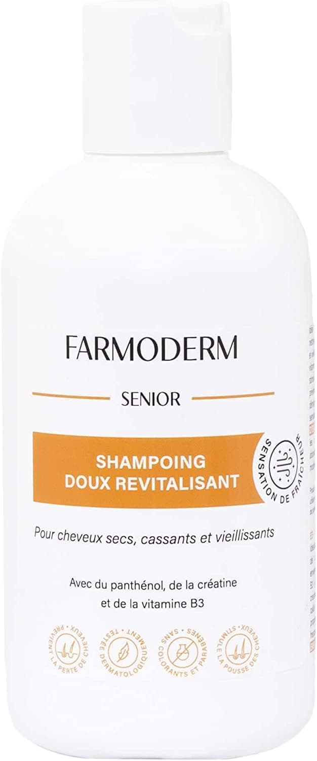 Detalle de Farmoderm Champú Suave Revitalizante Anticaída