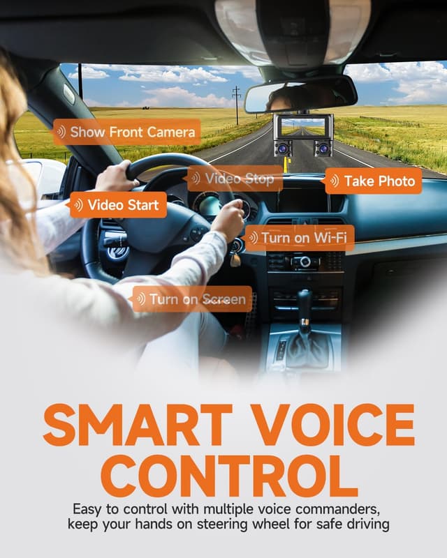 Thumbnail 6 de HUPEJOS V7PLUS Dash Cam 360