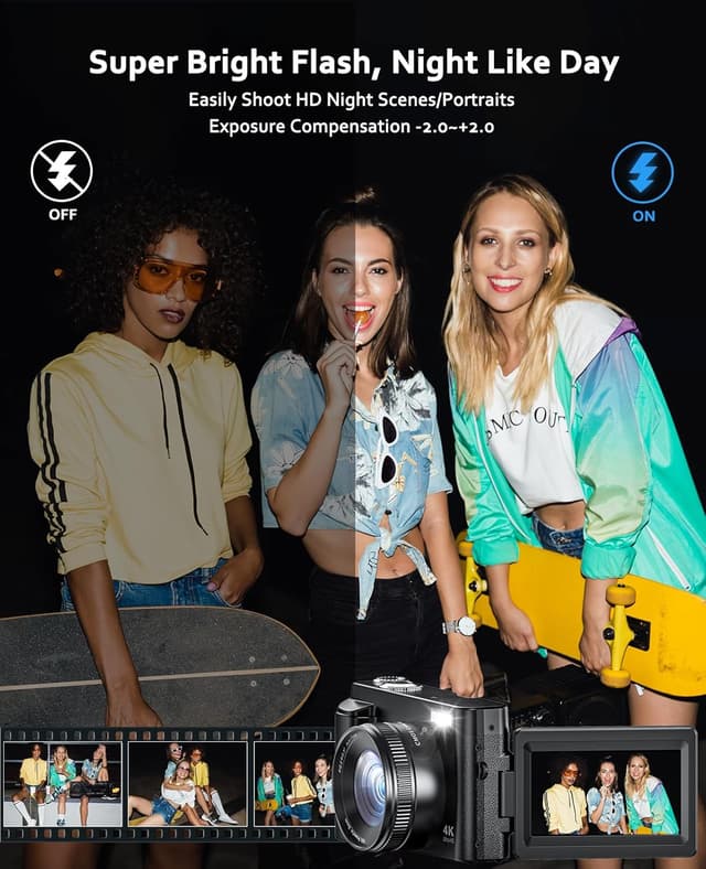 Thumbnail 5 de Generic 4K 64MP Vlogging Camera 32GB