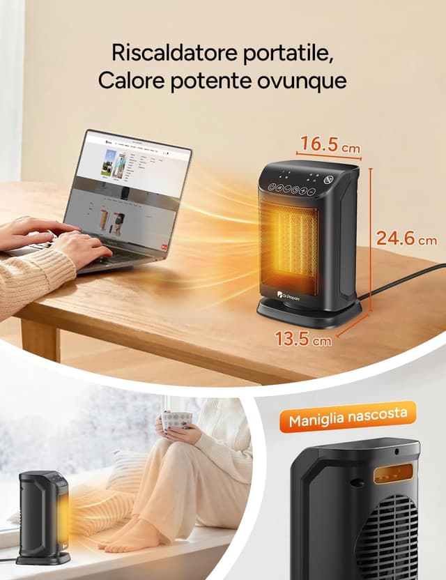 Thumbnail 5 de Dr.Prepare Termoventilatore 1800W